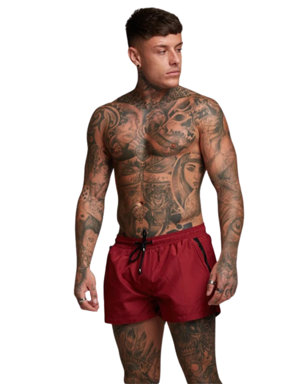 PORT HERCULE | Herren-Badeshorts mit Reißverschlusstaschen