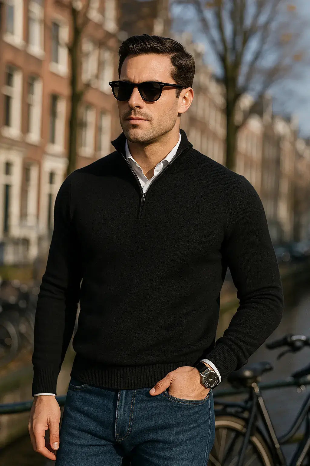 Sommerfeld™ | The Windsor Half-Zip Herrenpullover