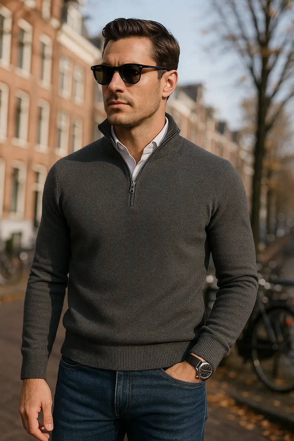 Sommerfeld™ | The Windsor Half-Zip Herrenpullover