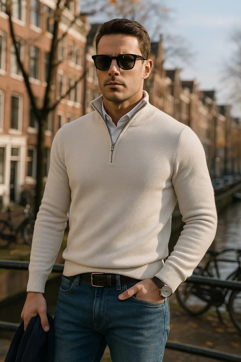 Sommerfeld™ | The Windsor Half-Zip Herrenpullover