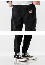 NATHAN | Cord Harem-Hose im japanischen Vintage-Stil