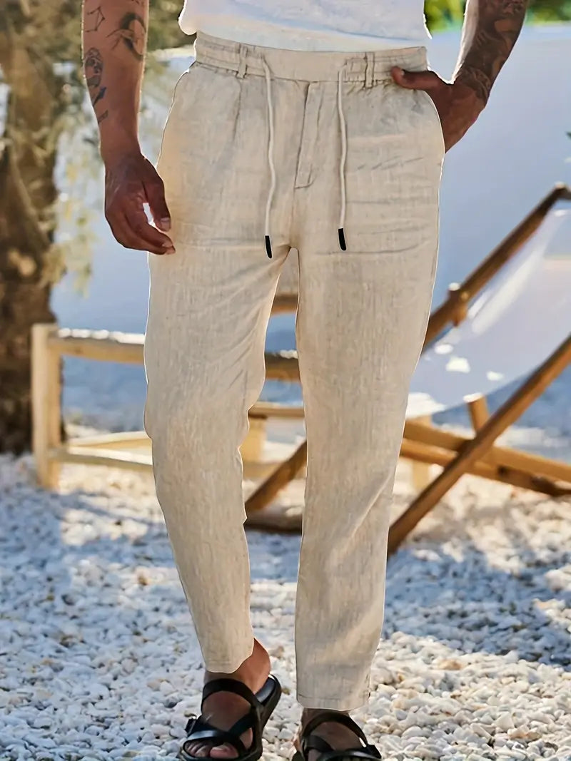 NICHOLS | Leinenhose für Herren