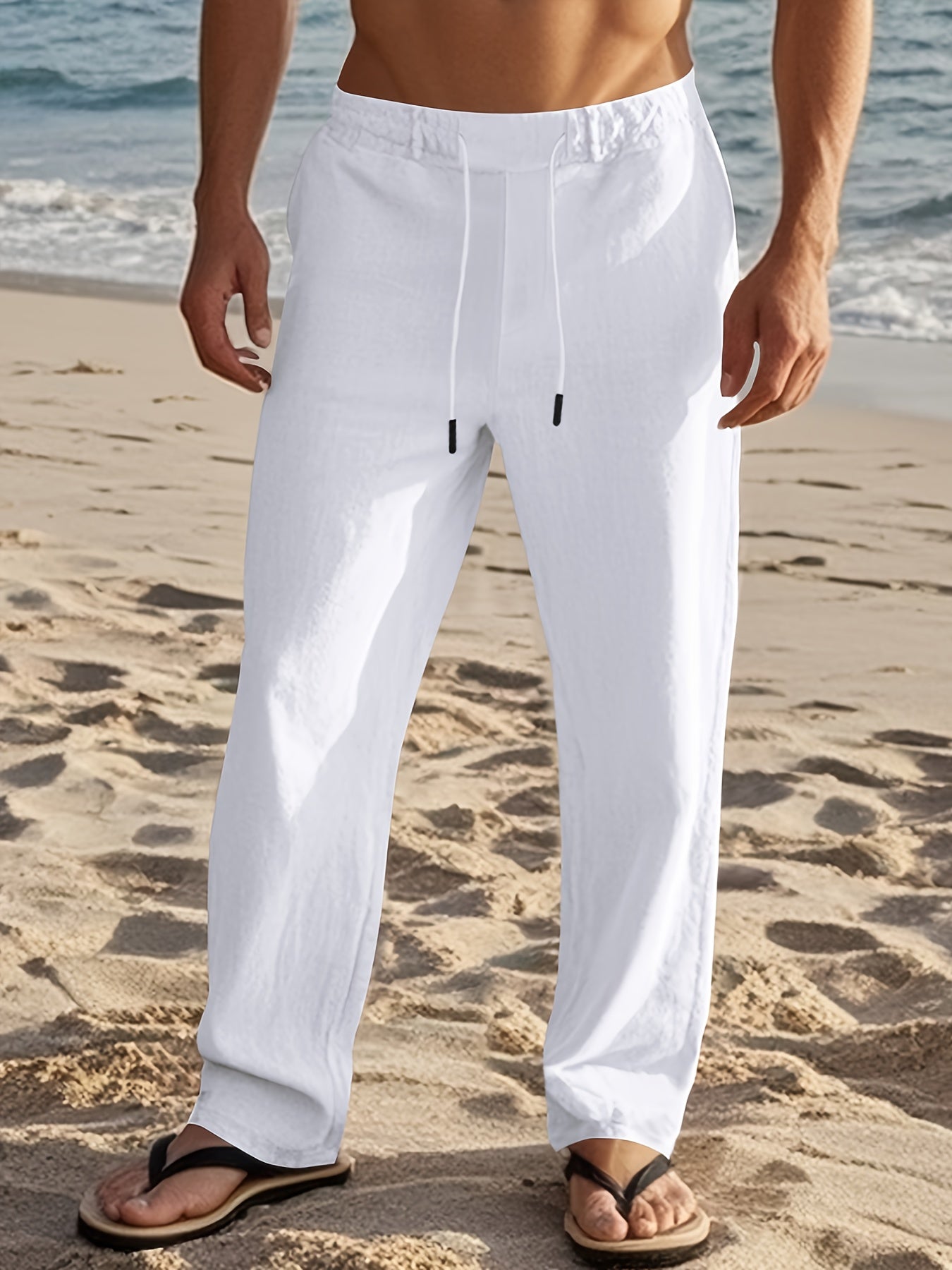 TEO | Leinenhose mit lockerer Passform