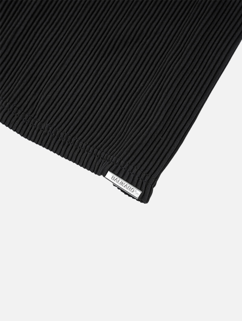 Bailey Ribbed Shirt - Black