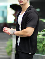 Bailey Ribbed Shirt - Black