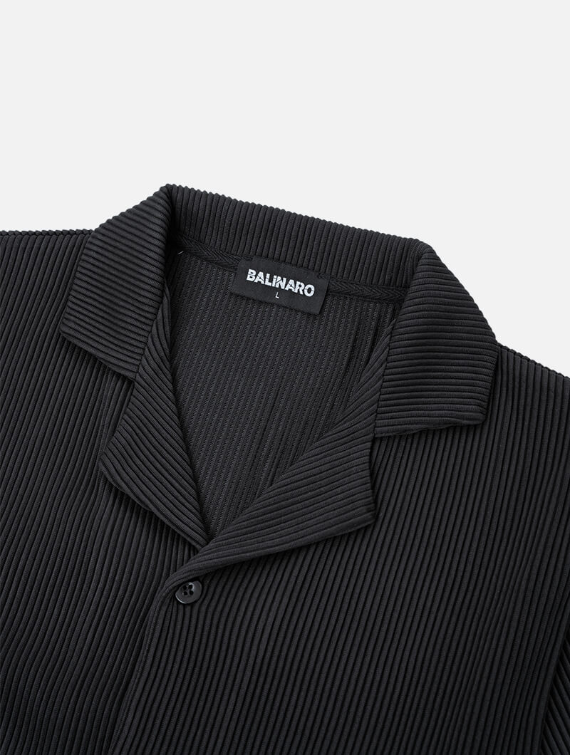Bailey Ribbed Shirt - Black