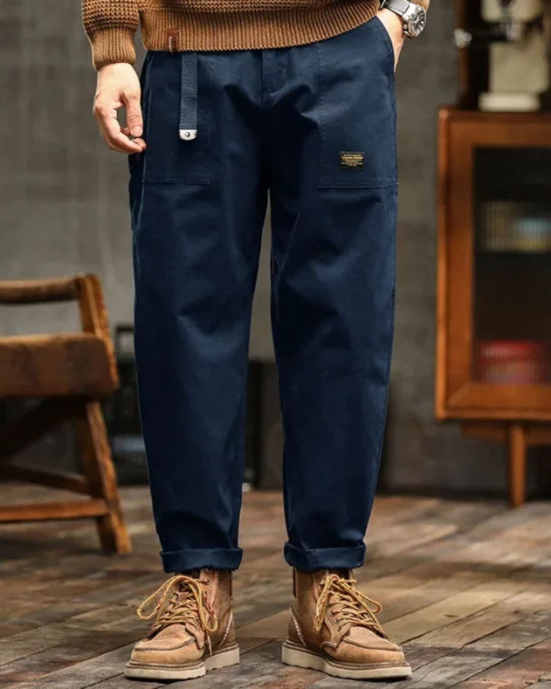 ALPEN | Vintage Cargo Hose im Urban Utility-Stil