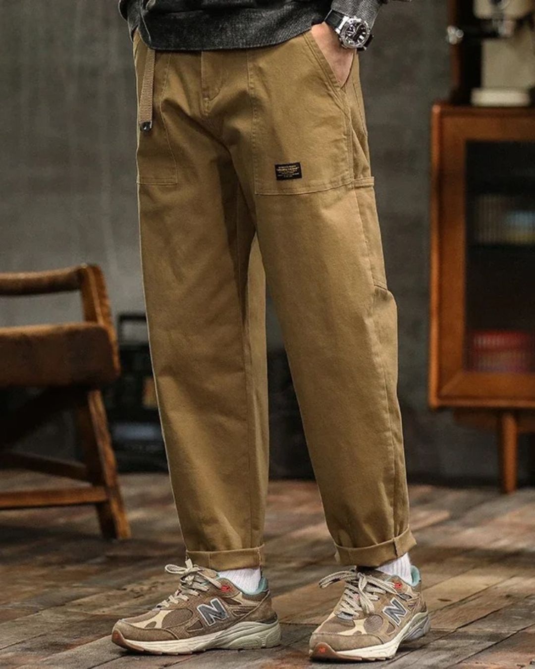 ALPEN | Vintage Cargo Hose im Urban Utility-Stil