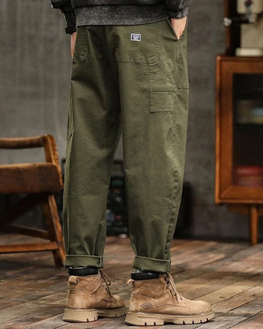ALPEN | Vintage Cargo Hose im Urban Utility-Stil