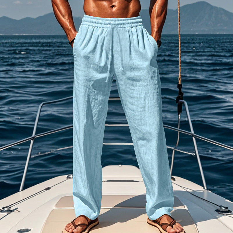 WAYNE | Atmungsaktive Baumwoll-Freizeithose