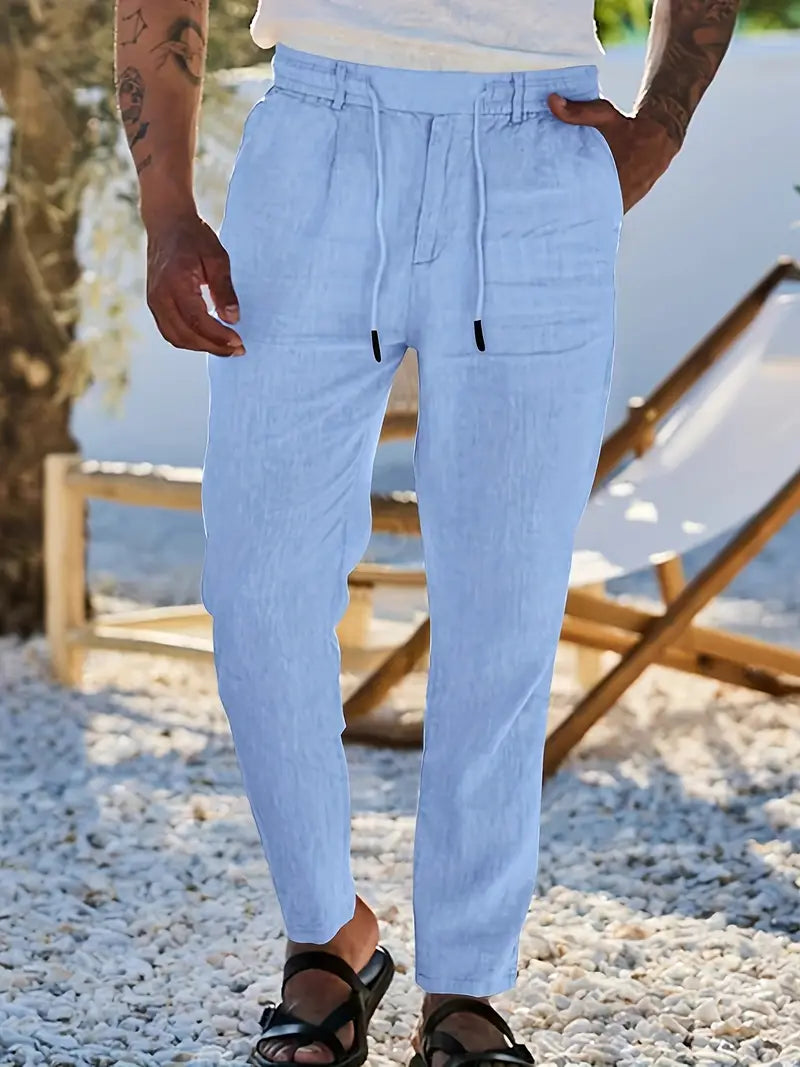 NICHOLS | Leinenhose für Herren