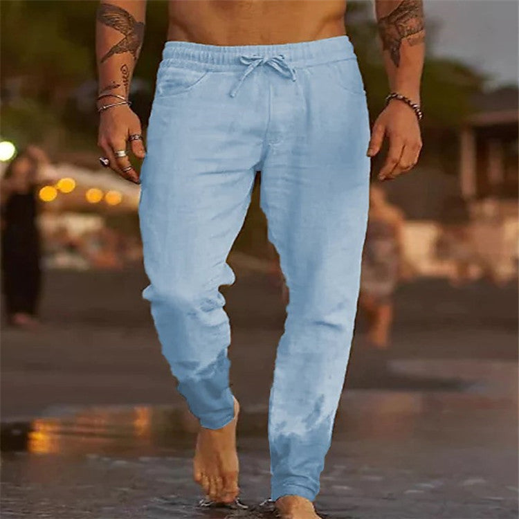 NOAH | Leichte Strand- &amp; Sommerhose im Relaxed Fit