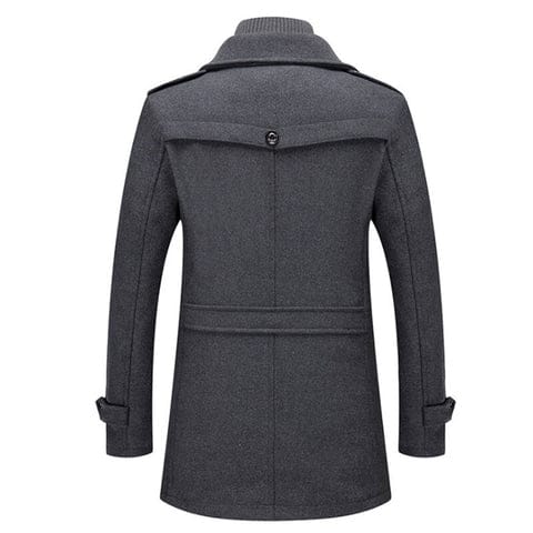 VALMONT | Wollmantel mit Thermo-Innenjacke