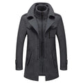 VALMONT | Wollmantel mit Thermo-Innenjacke