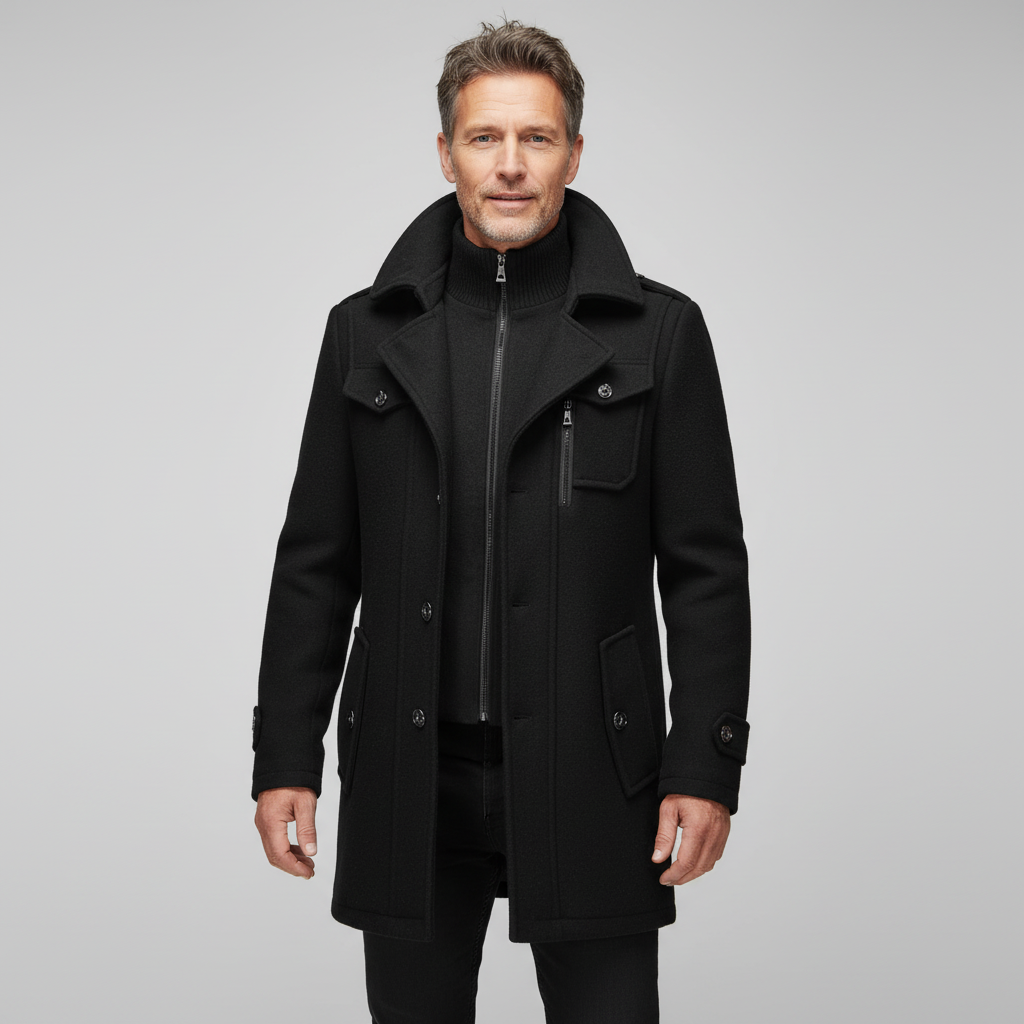 VARENO | Eleganter Herrenmantel für kühle Tage