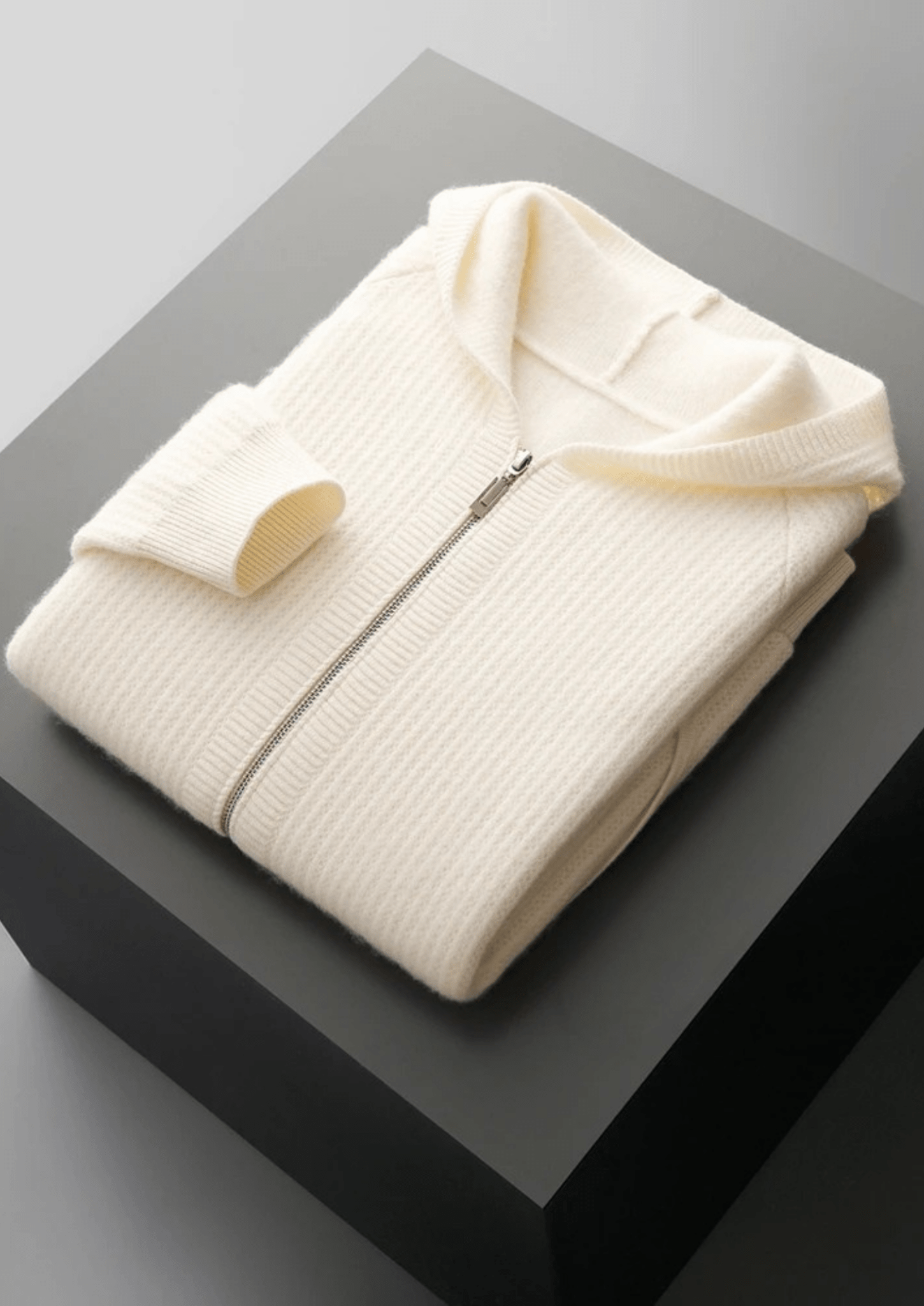 Sommerfeld | Merino Zip-Hoodie aus extra feiner Merinowolle