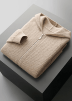 Sommerfeld | Merino Zip-Hoodie aus extra feiner Merinowolle