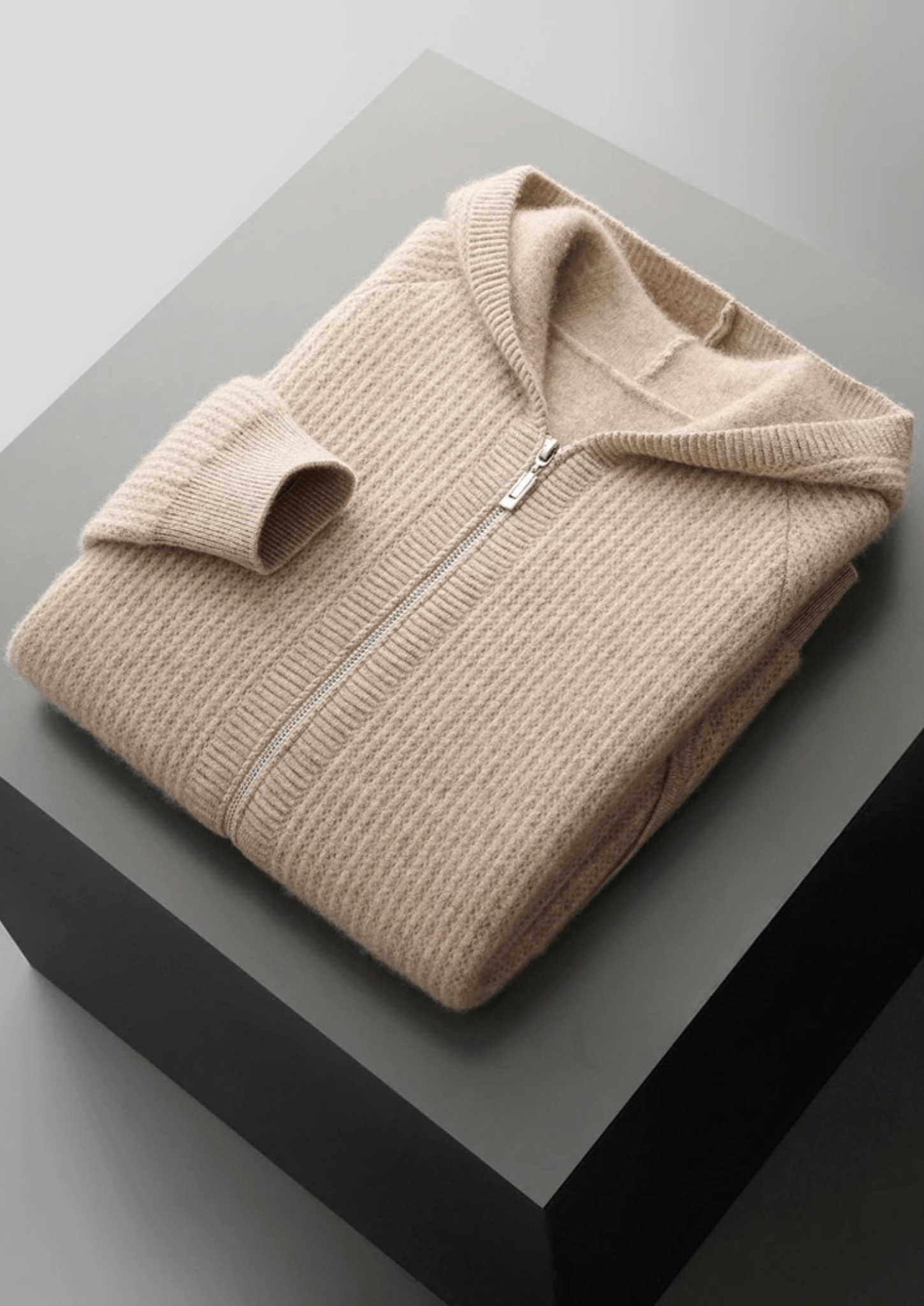Sommerfeld | Merino Zip-Hoodie aus extra feiner Merinowolle