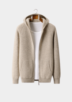 Sommerfeld | Merino Zip-Hoodie aus extra feiner Merinowolle