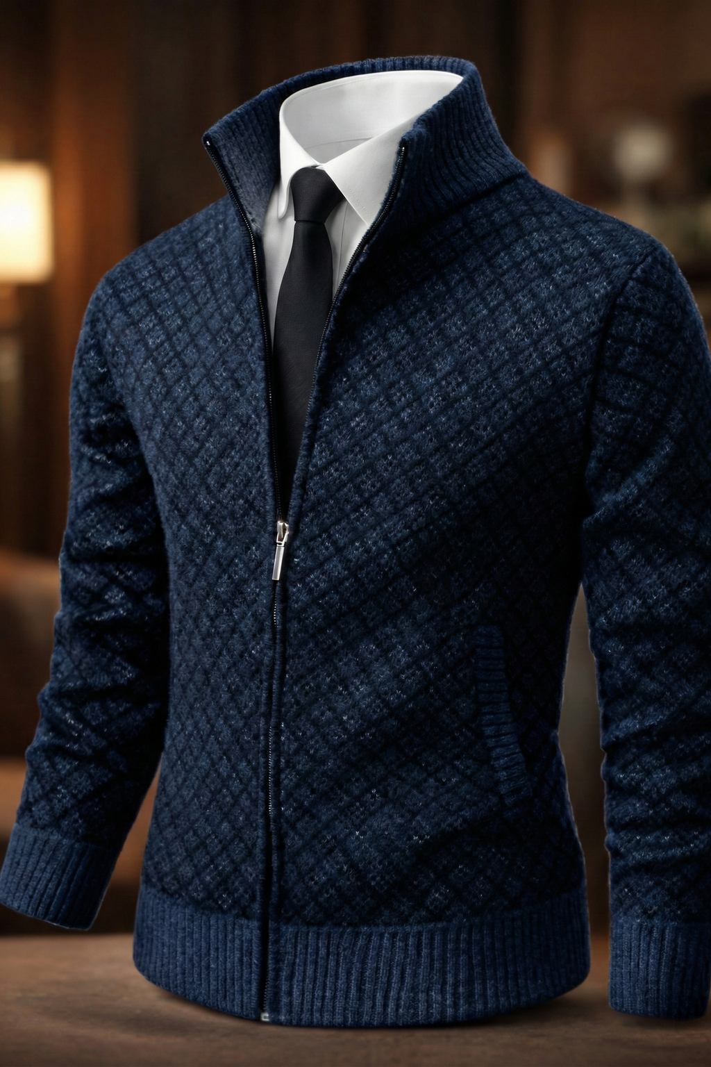 Sommerfeld | Luxus Casual Strickjacke mit Reißverschluss
