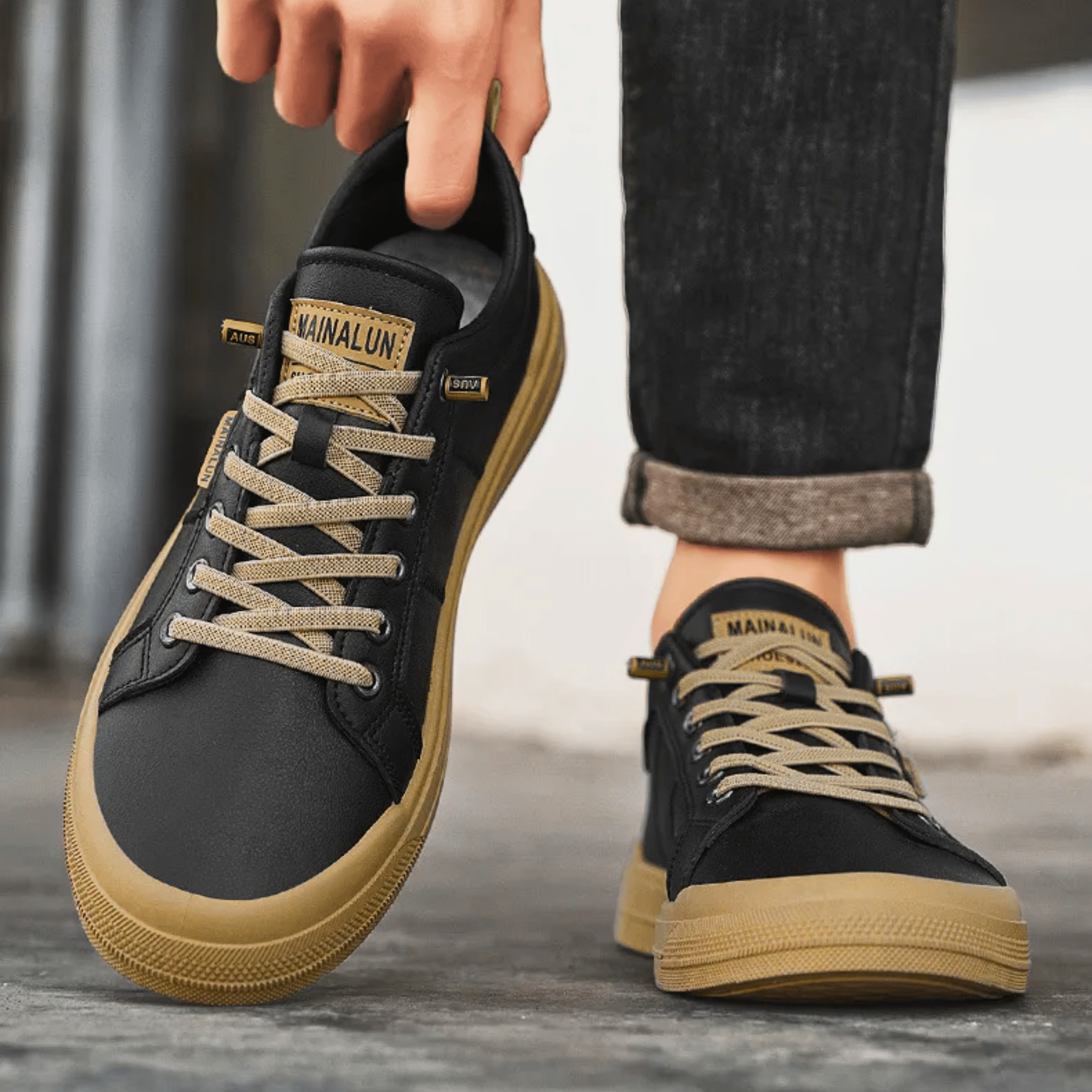 Sommerfeld | Leder-Sneaker für Herren