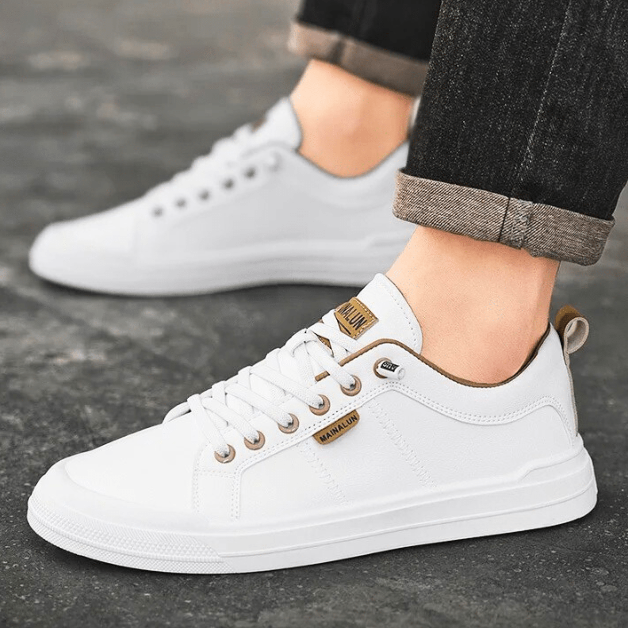Sommerfeld | Leder-Sneaker für Herren