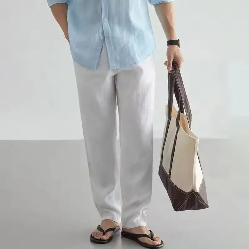 COMO | Elegante Leinenhose für Herren